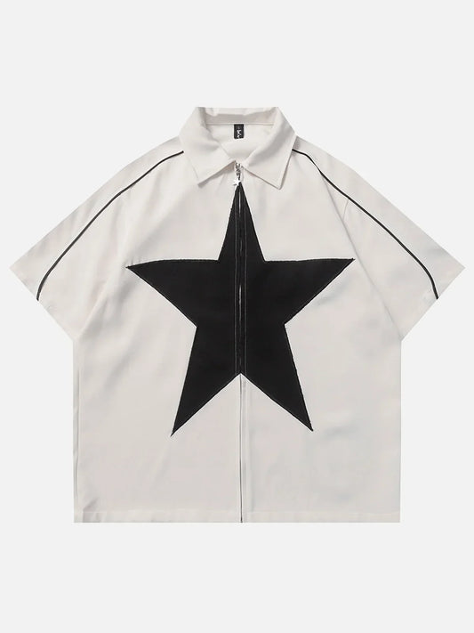 Star Splicing Shirts