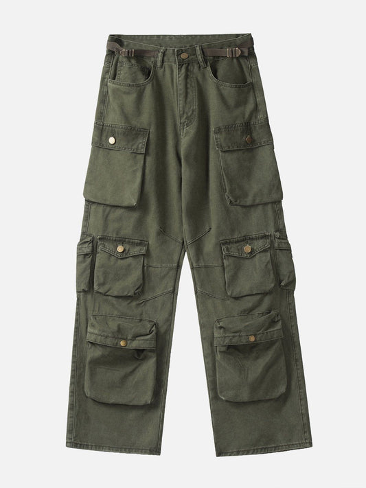 Vintage Multi-Pocket Cargo Pants