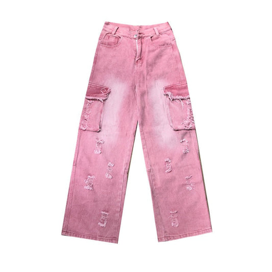 Pink Washed Jeans